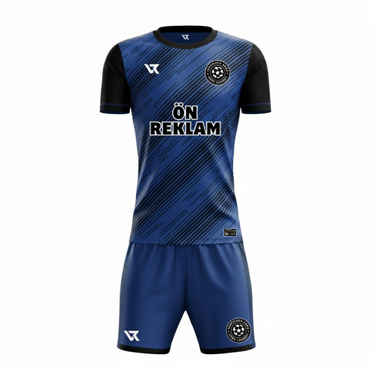 Mavi Siyah Kişiye Özel Futbol Forması